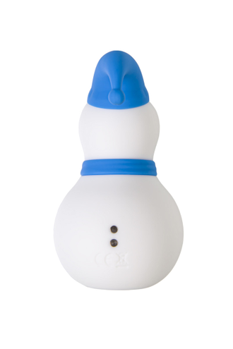 782039 ВАКУУМ-ВОЛНОВОЙ СТИМУЛЯТОР КЛИТОРА JOS CHRISTMA, СИЛИКОН, БЕЛЫЙ, 9,4 СМ