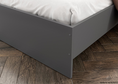 Денвер комплект мебели для спальни Графит серый