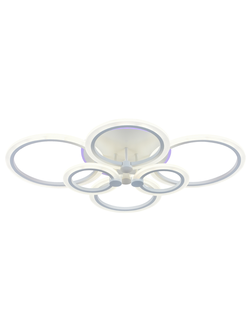 Люстра светодиодная 8076/6 WHT 132W+8W RGB Profit Light