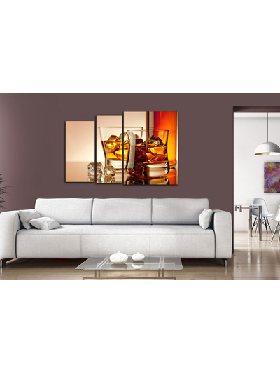 Модульная картина "Элитный алкоголь"