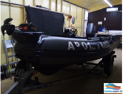 Тент на РИБ Навигатор 460R консоль и якорь