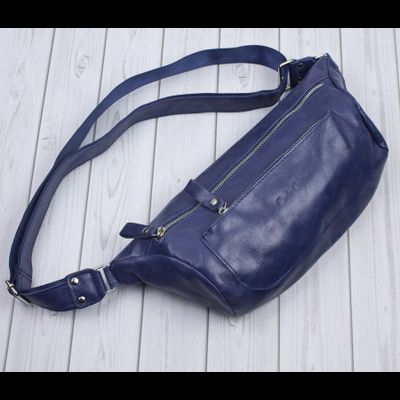 Кожаная мужская сумка Bertiolo blue (арт. 5053-07)