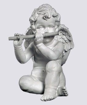 Скульптура Ангел играющий на флейте
