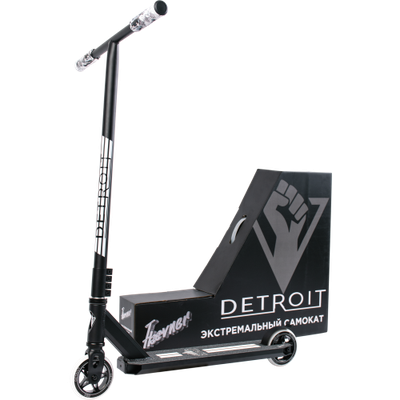 Самокат трюковый DETROIT черный