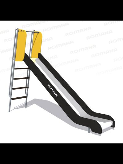 Горка h 1550, скат нержавейка Romana 110.24.00