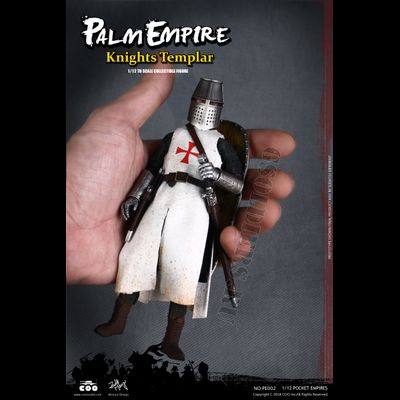 Тамплиер - Коллекционная фигурка 1/12 POCKET EMPIRES - TEMPLAR KNIGHT (PE002) - COOMODEL