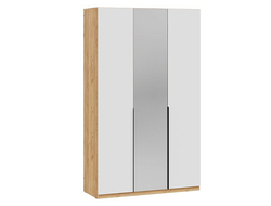 Спальня ДЖОЛИ - Шкаф комбинированный Дуб Крафт Золотой/Белый матовый