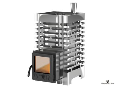 Печь для бани ASTON 16 INOX стекло