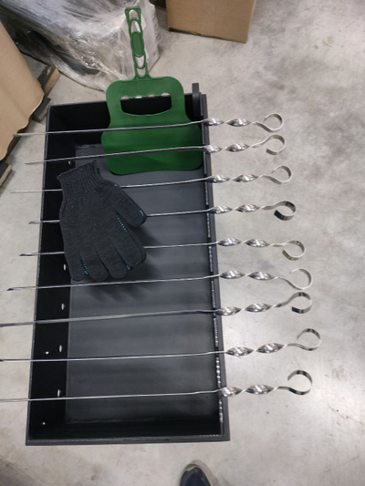 Мангал СамЖарыч 9 складной для дачи 3 мм