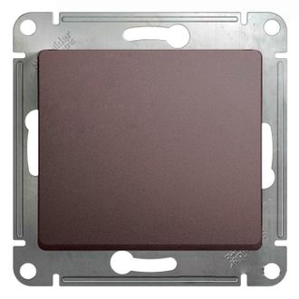 Выключатель одноклавишный Schneider Electric Glossa GSL001361 Graphite