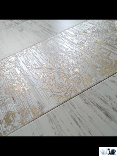 Плитка настенная Belani Папирус Декор с золотом 30 х 60 см Береза керамика