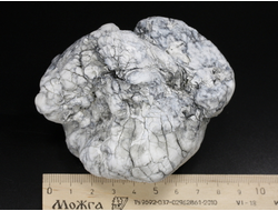 Кахолонг (Опал), желвак цельный, Оренбургская обл. (82*72*67 мм, 395 г) №29458