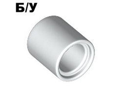 ! Б/У - Technic, Liftarm Thick 1 x 1 Spacer, White (18654 / 6177114) - Б/У