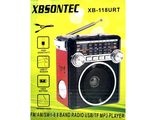 Радиоприемник XB-118URT , SONTEC+USB+SD+фонарик+аккумулятор