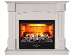 Электрокамин Carolina WT с очагом 3D FireStar 25.5