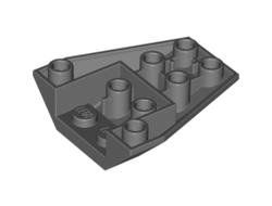 Wedge 4 x 4 Triple Inverted with Connections between 4 Studs, Dark Bluish Gray (13349 / 6079036)