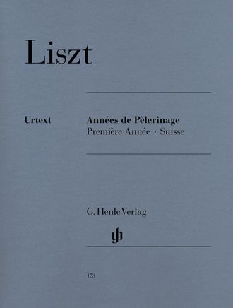 Liszt Annees de Pelerinage, Premiere Annee - Suisse