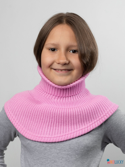 Манишка  21-32, цвет ярко-розовый р. 1( универсальный от 1 года)