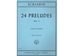 Scriabin 24 Preludes for Piano