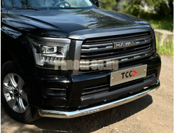 Защита передняя нижняя (с ДХО) 76,1 мм ТСС для Haval H5 2024-