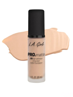 L.A.Girl тональная основа PRO Matte Liquid Foundation, тон Porcelain GLM 715 12 ml