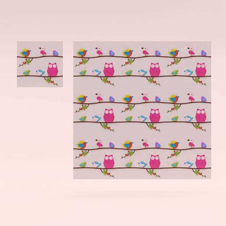 Гипсовая 3D панель - Пташки