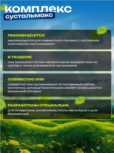 Сустальмакс 2в1, природный хондропротектор