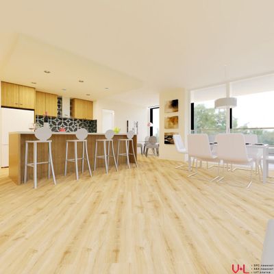 Кварцвиниловая плитка Fine Floor Light Дуб Меранти FF-1321 34 класс толщина 3.6 мм с фаской замковая 2.25 м2