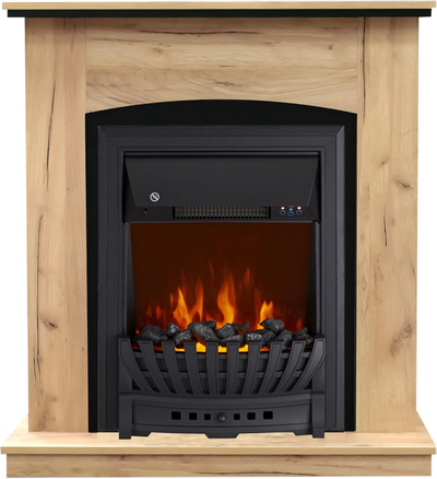 Электрокамин Barcelona DN-G с очагом Aspen Black