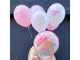 Связка шариков на рождение девочки