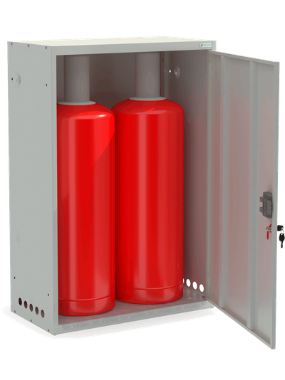 Шкаф для газовых баллонов ШГР 50-02, 1100х740х385 мм
