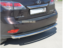 Защита заднего бампера d60 для Lexus RX270/RX350/RX450h  (2009-2015)