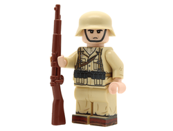 Немецкий стрелок в песчаном камуфляже | United Bricks WW2 DAK Rifleman