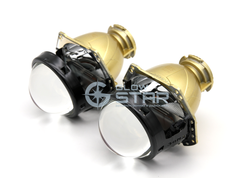 Биксеноновая линза Aozoom Hella 3R Premium Black Edition Gold (Domax Pro2 MT88)