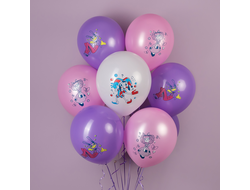 Шар (12''/30 см) Удивительный цирк, Ассорти, пастель