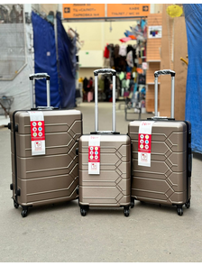 Чемодан средний Neyron ABS M светло-коричневый