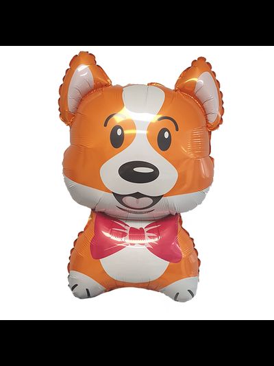 Фольгированный шар с гелием "Корги"
