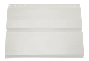 Металлосайдинг "Брус", белый (0,45 мм)