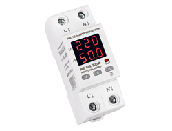 Реле защиты по напряжению и току однофазное 50 А, 230 В