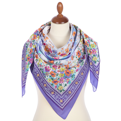 Павловопосадский платок  10542-15