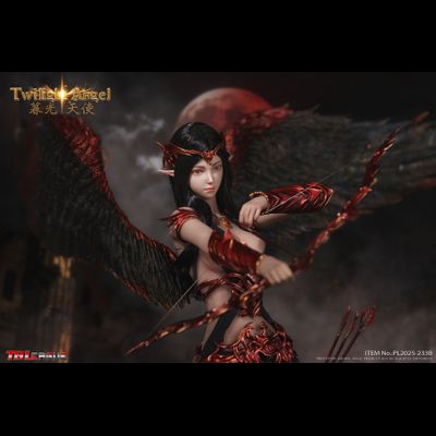 ПРЕДЗАКАЗ - Темная эльфийка-ангел - Коллекционная фигурка 1/6 Twilight Angel (Black) (PL2025-233B) - TBLeague ?ЦЕНА: 25700 РУБ.?