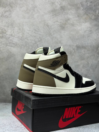 Nike Air Jordan 1 Retro High Dark Mocha  с мехом