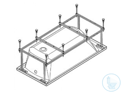 Монтажный комплект для ванны JIKA Floreana 150x75 см и 170х75 см