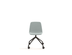 Стул Maarten Plastic Pyramid Swivel with Casters Base с гладкой обивкой купить в Ялте