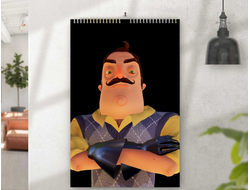 Перекидной календарь Привет Сосед/ Hello Neighbor №11