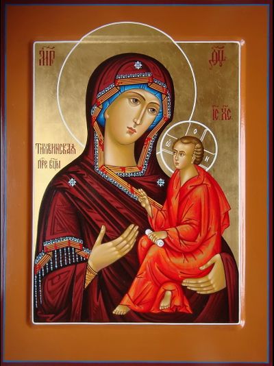 Тихвинская Икона Пресвятой Божией Матери.