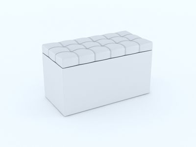 Пуфик "Квадро" тип 2 с ящиком для прихожей