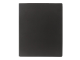 Папка на 4 кольцах BRAUBERG, картон/ПВХ, 35 мм, черная, до 250 листов (удвоенный срок службы), 221483