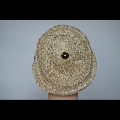 Берет с якорем Vizio Италия 4814 бежевый