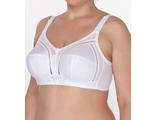 Бескаркасный бюстгальтер для большой груди арт. 105186-180 (цвет белый) размеры 80B-120J